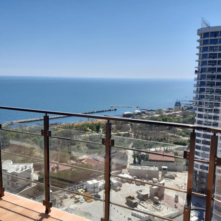 Квартира С Террасой Sea View/ 44 Жемчужина В Аркадии Odessa Esterno foto